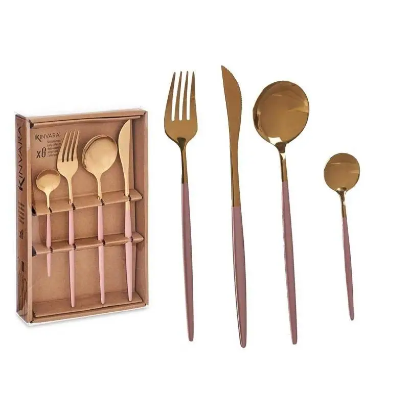 Acquista Ora Set Posate 8 Pezzi Oro Rosa Arte Regal – Eleganza per la Tua Tavola