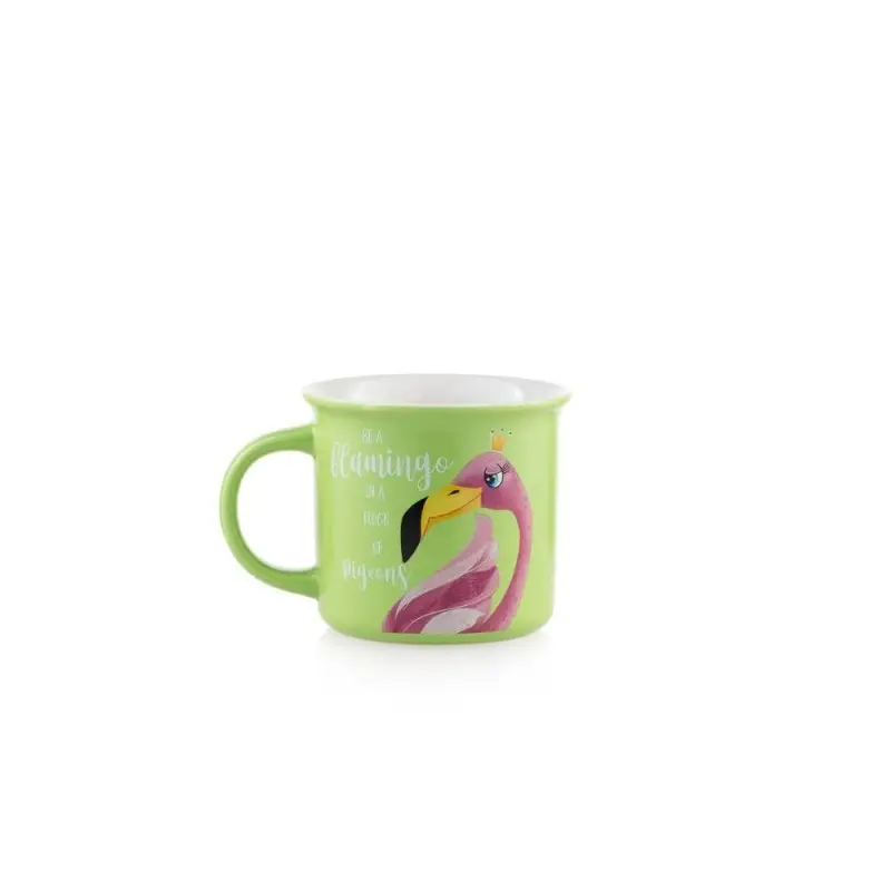 Tazza Fenicottero Emò Italia Sweetie in Porcellana Consegna Rapida