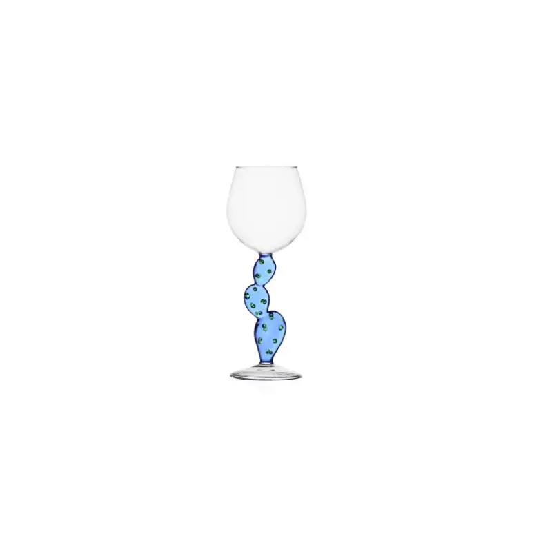 Calice da Vino Cactus Azzurro Ichendorf Milano – Collezione Desert Plants Nuova Collezione