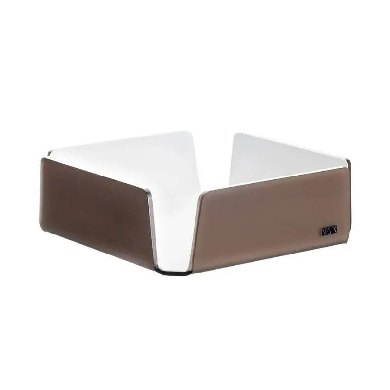 Portatovaglioli Medio Like Water Vesta Home – Design Elegante Marrone Satinato/Bianco Bestseller