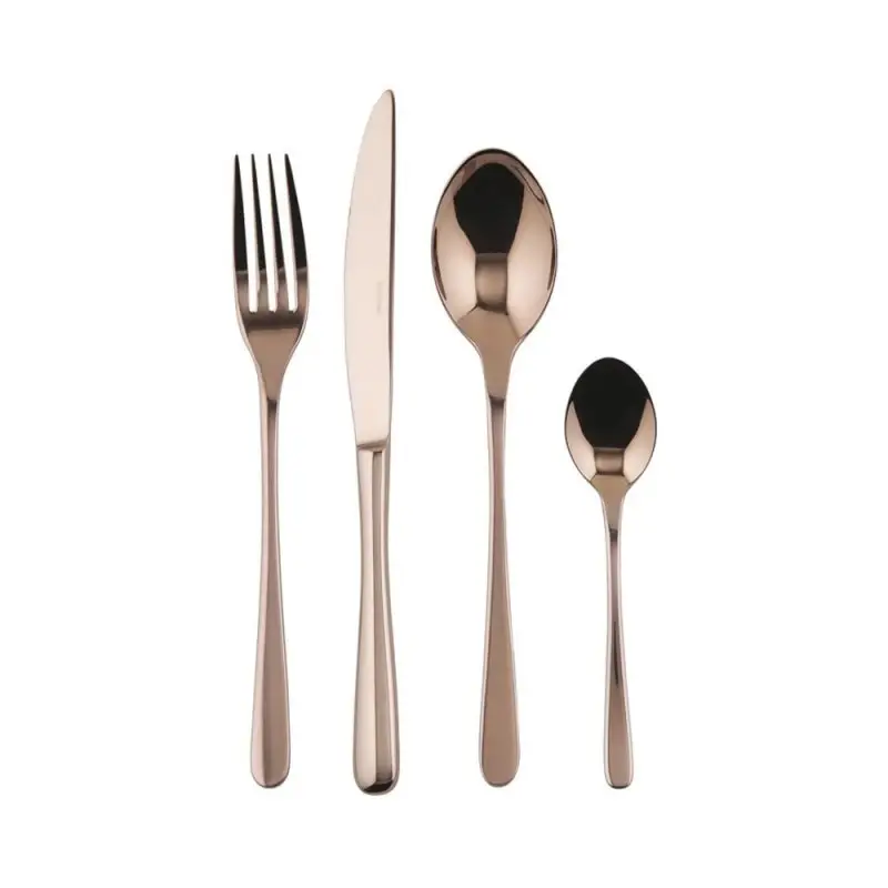 Offerta Del Giorno SET 24 POSATE TASTE PVD RAME