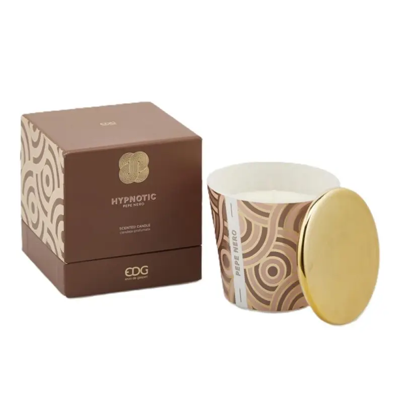 Candela Hypnotic Pepe Nero in Ceramica e Cera H9 cm – EDG Enzo De Gasperi Reso Gratuito