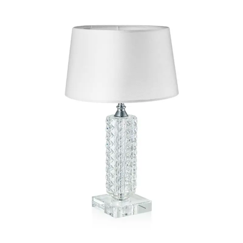 Lampada con Base Cilindrica Emò Italia Collezione Ghiaccio 46 cm Occasione Imperdibile