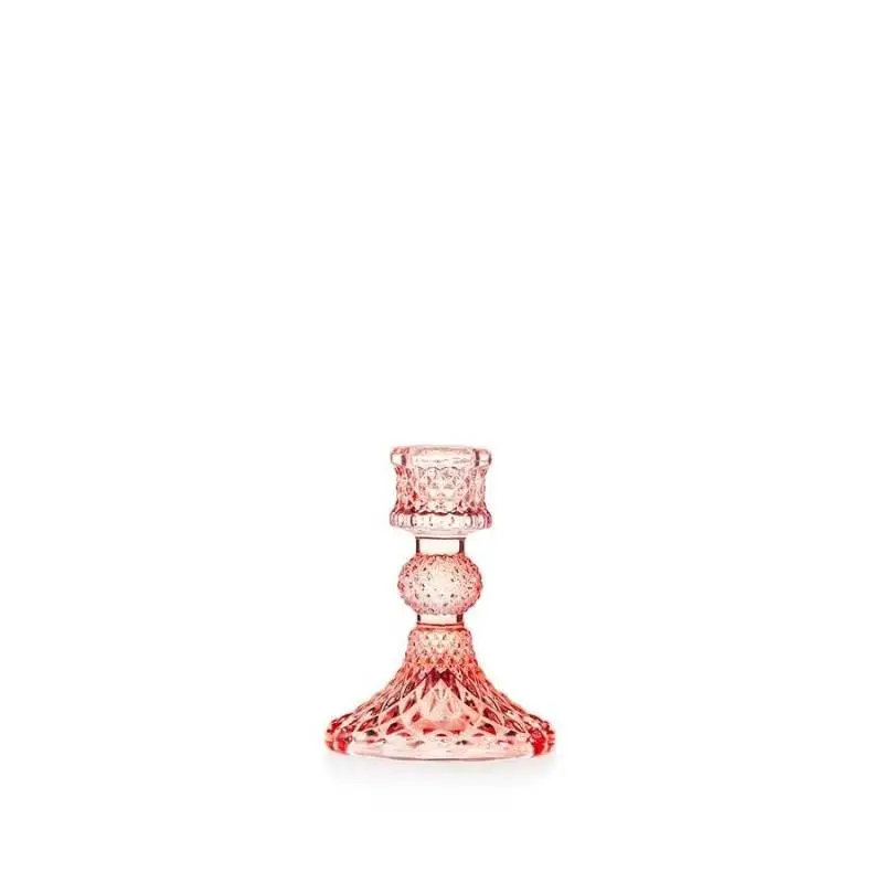 Candeliere Piccolo Cipria Emò Italia Collezione Convivium 10,2 cm – Vetro Ultimissimo Modello