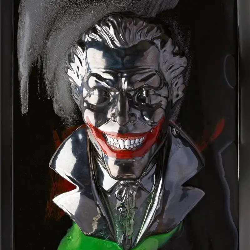 Quadro Scultura Testa Joker Macrì 35x45 Edizione Limitata Compra Adesso