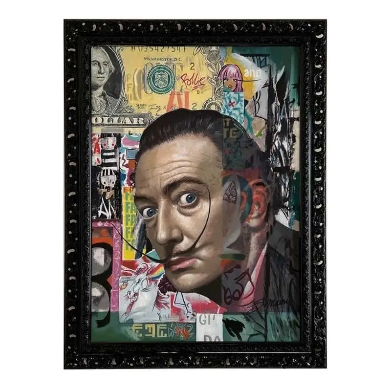Dipinto Dalí con Cornice Nera – Macrì Ultimissimo Modello