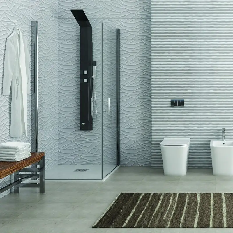 Subito Disponibile Box doccia angolare 60x75 due ante battenti finitura cromo | KS2800