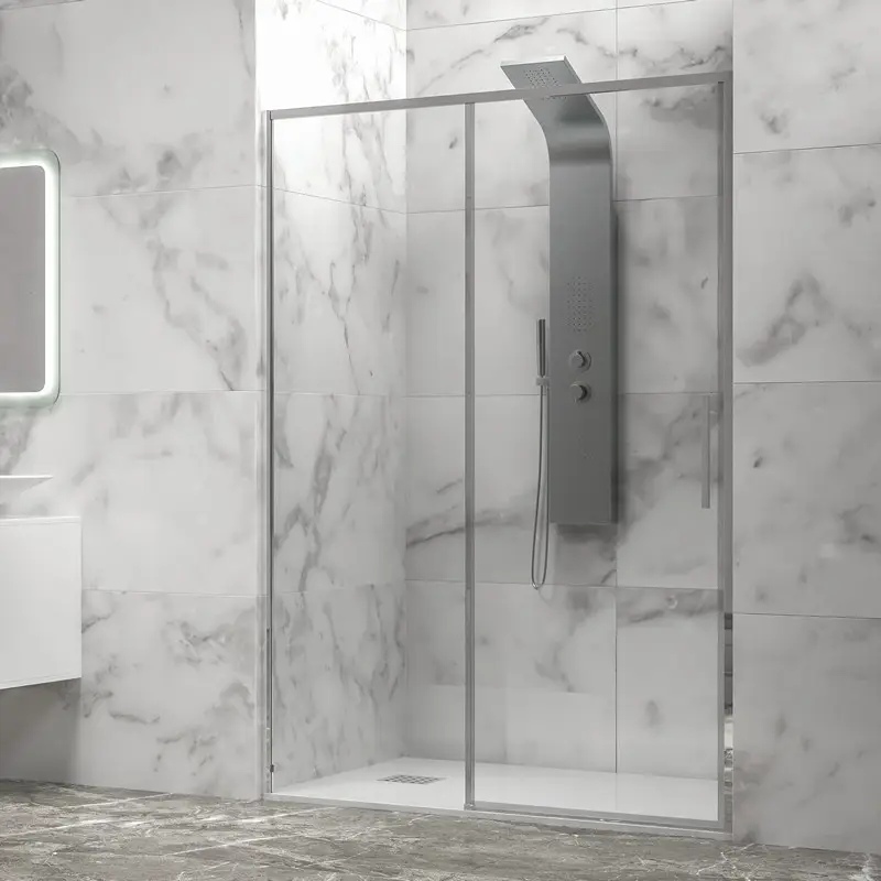 Pagamento Sicuro Porta doccia 140 cm scorrevole vetro 6 mm altezza 200h | KLA4000C