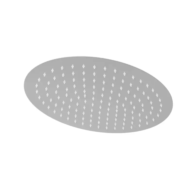 A Buon Prezzo Soffione doccia ovale 40x30cm in acciaio inox cromato orientabile
