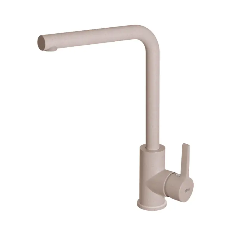 Elleci Miscelatore lavello cucina monocomando con canna girevole finitura granitek avena | Shell Occasione