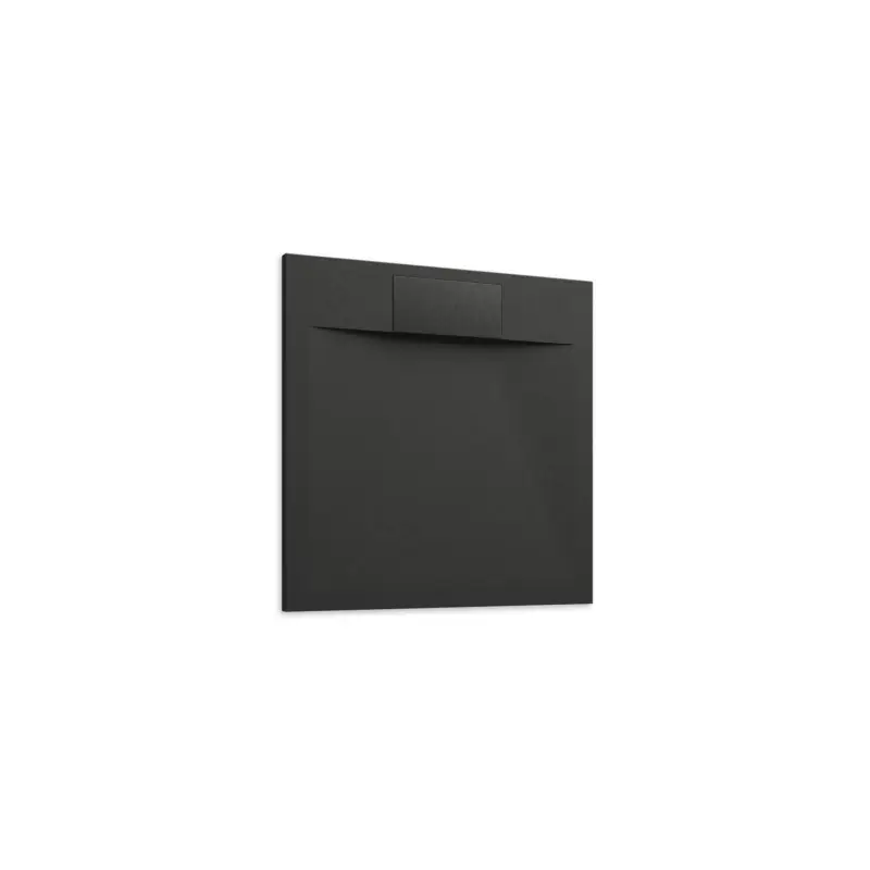 Saldi Piatto doccia 80x80 effetto pietra colore nero | Cosmos