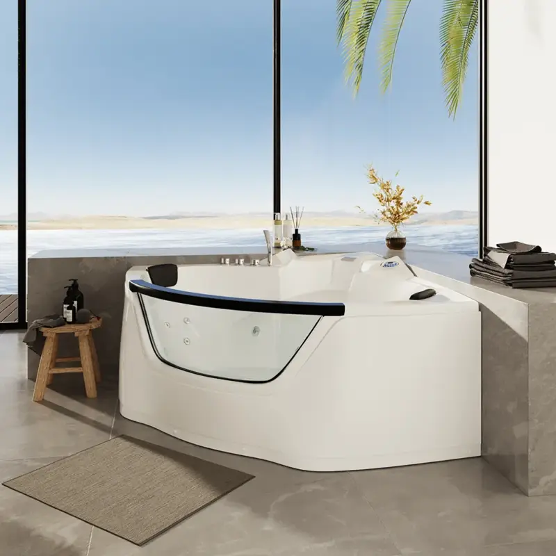 Offerta Del Giorno Vasca idromassaggio angolare 135x135 da interno con riscaldamento | Bliss