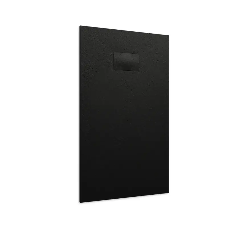 Offerta Piatto Doccia 80x140 effetto pietra colore nero | Lithos