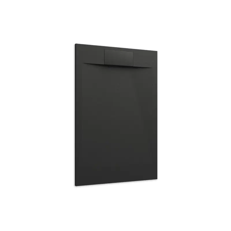 Scelto Dai Clienti Piatto doccia 70x140 effetto pietra colore nero | Cosmos