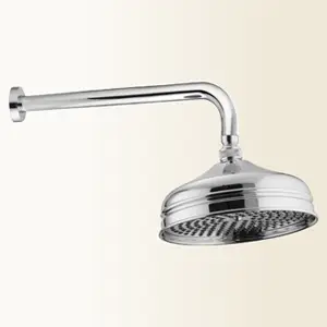 soffione 300mm retrò anticalcaree con braccio finitura cromo Offerta Lampo