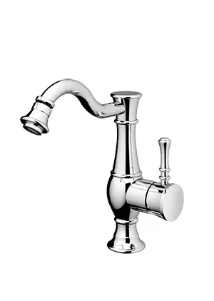 BETTY Miscelatore per bidet con canna alta finitura oro Professionale