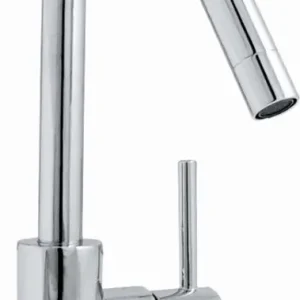 Reso Gratuito MICRON monocomando bidet leva laterale con scarico a pressione finitura cromo