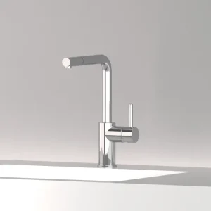 Quantità Limitata MICRON monocomando lavello cucina con doccetta estraibilefinitura cromo