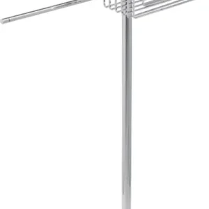 Compra Oggi Stesso MT Piantana in ottone cromato con due griglie + porta salviette