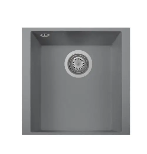 ONE 41.10ST Lavandino cucina ad una vasca finitura micro ultragranit 90 bianco opale Di Tendenza