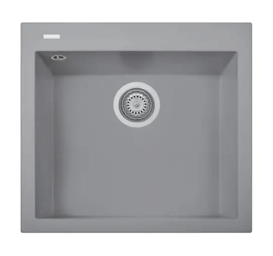 ONE 56.10 Lavandino cucina ad una vasca finitura nanostone N4 urban grey Solo Oggi