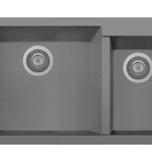 Affare ONE 86.20 Lavandino cucina a due vasche finitura micro ultragranit 90 bianco opale