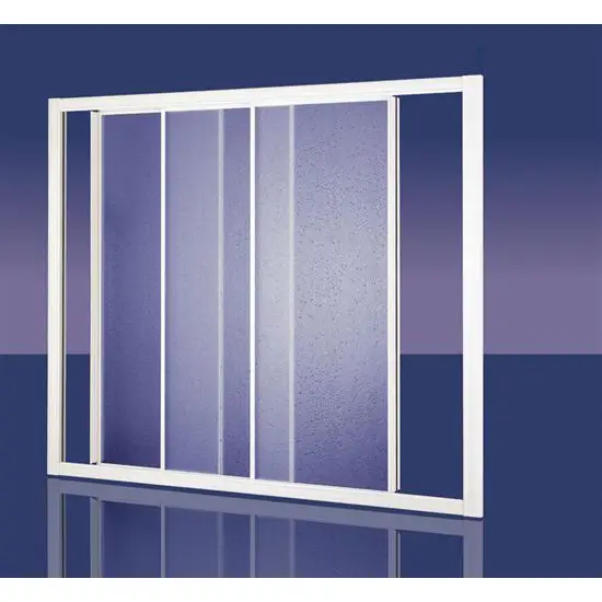 Reso Gratuito ORION BATH Sopravasca finitura argento satinato 165 cm trasparente (misura 160/165 h.140)