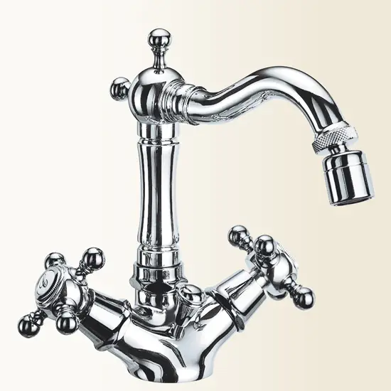 Quantità Limitata PAPIRO monoforo per bidet con canna antica finitura cromo