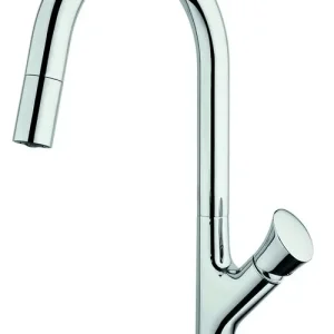 Quantità Limitata PARMIXEXT miscelatore monocomando con bocchetta estraibile finitura ultrametal nero