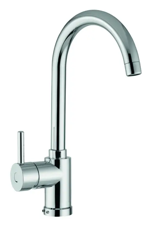 POLYTEK10 miscelatore monocomando con canna tubolare finitura cromo Di Tendenza