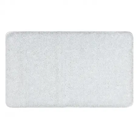 Tappeto da bagno SYNERGY, glamour, antiscivolo, morbido - lurex bianco Compra Online