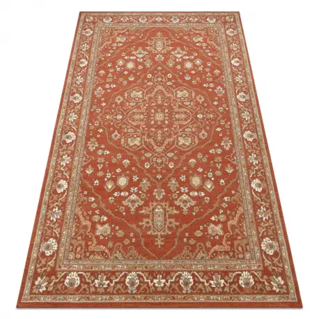 Prezzo Basso Tappeto in lana SOHO 477.01.LA301 OSTA Ornamento, cornice naturale terracotta / beige