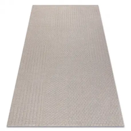 Tappeto in lana TEXTURA 488.13.LA110 OSTA - Linee, geometrica strutturale grigio Pagamento Sicuro
