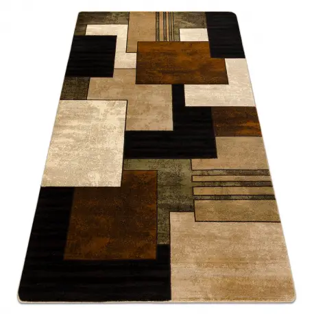 Quantità Limitata Tappeto ROYAL 5367 Geometrici 3D - Marrone / scuro