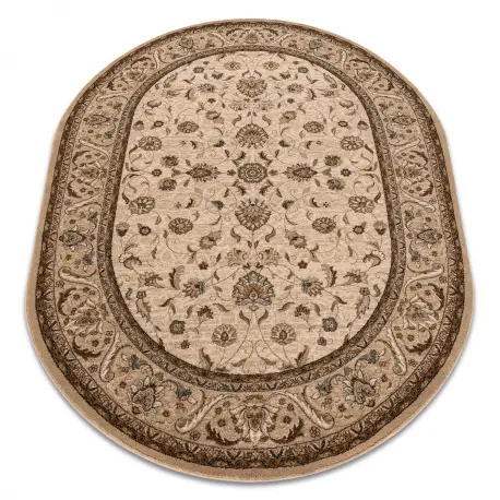 Tappeto di lana OMEGA ovale ARIES fiori la perla Super Prezzo