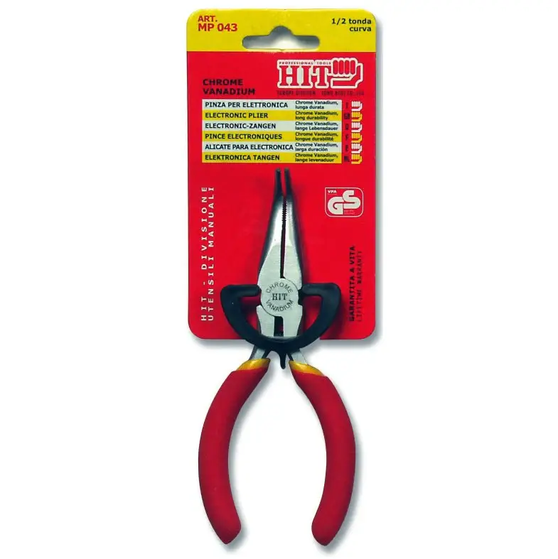 Quantità Limitata PINZA MINI BECCHI 1/2 TONDI MANICI