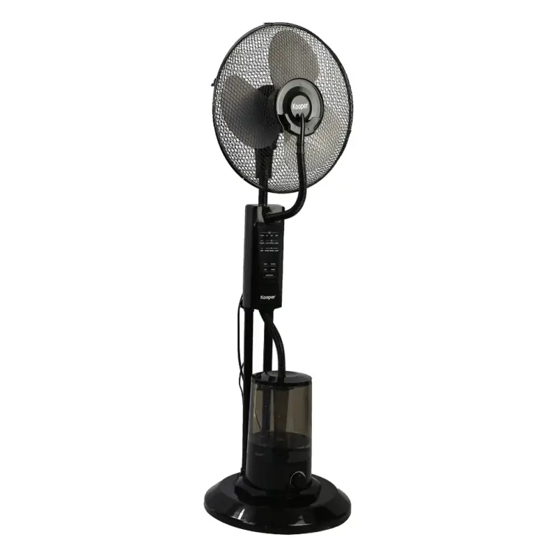 Ventilatore con nebulizzatore Nero Di Tendenza