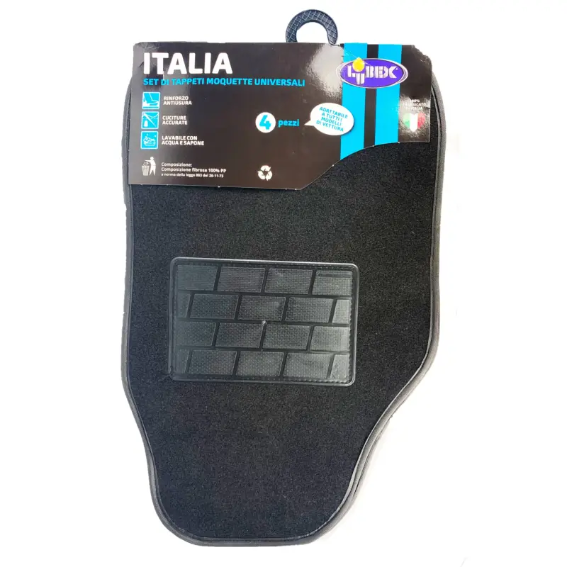 Occasione Set 4 tappetini auto in moquette universali