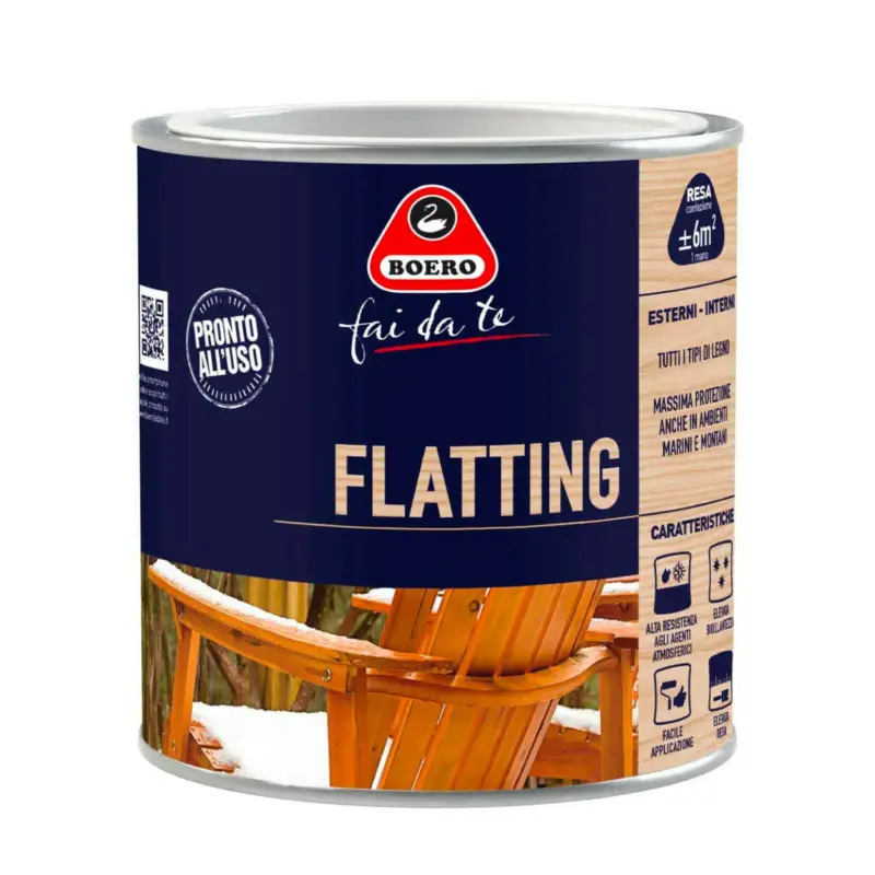 Flatting vernice per legno Boero Esclusivo