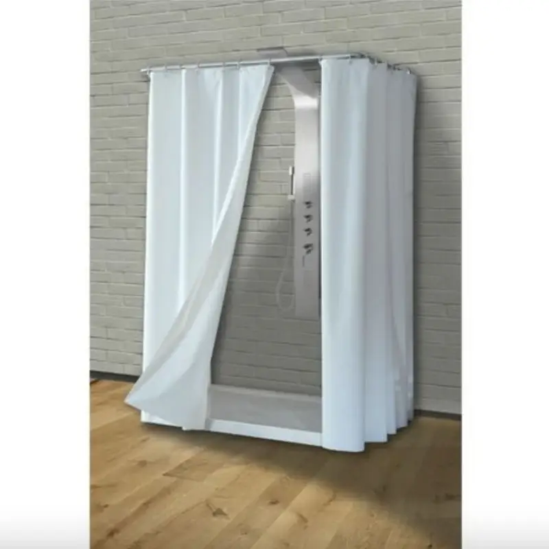 Tenda doccia bianca 240x200cm Di Tendenza