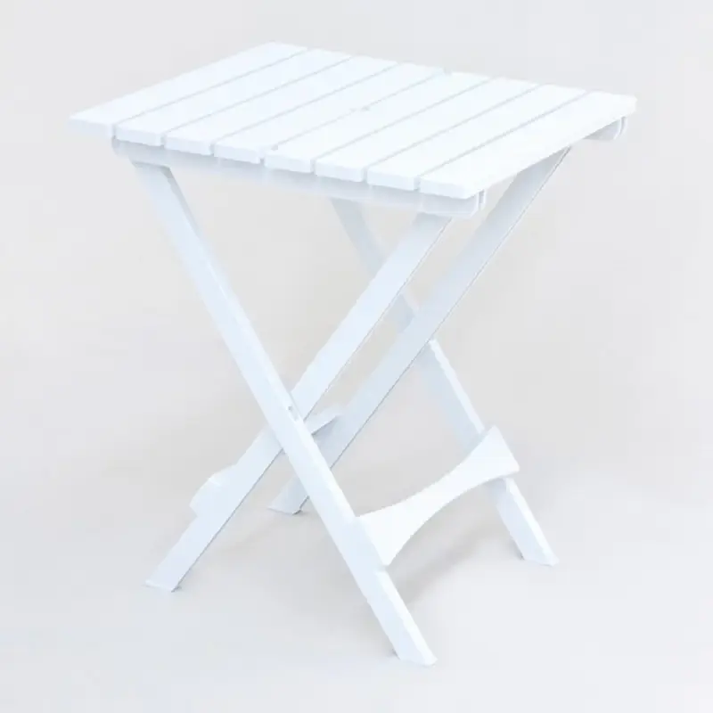 Offerta Speciale TAVOLINO PIEGHEVOLE ROXY BIANCO 45X52X60 CM - NEW GARDEN 10515