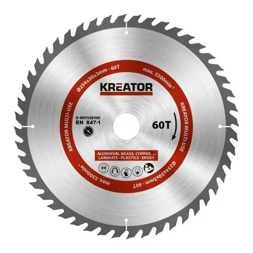 Professionale Lama multiuso 254mmx60t