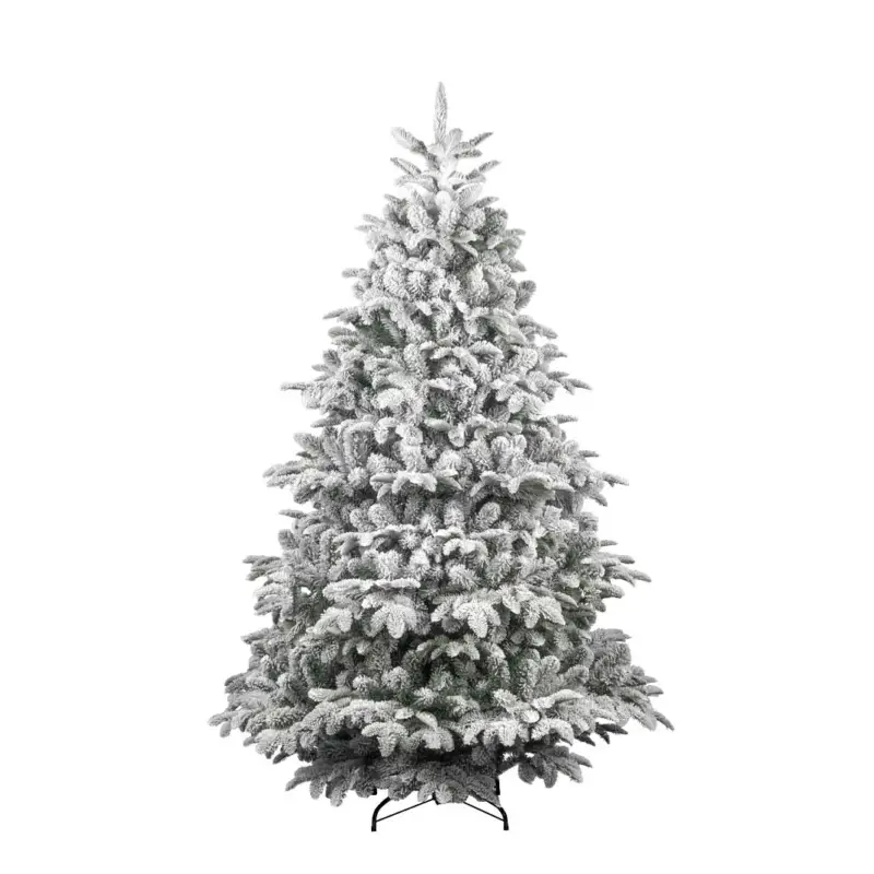 Albero natalizio Dino Floccato 210 cm Nuova Collezione