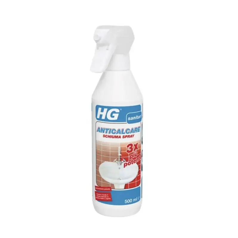 HG Anticalcare Spray con Schiuma 3X 500 ml Direttamente Dal Produttore