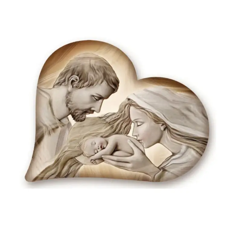 Quadro Canva heart Holy Kiss 50x65 cm Pagamento Sicuro