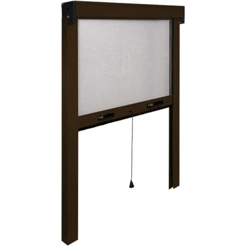 Non Perdere Zanzariera Avvolgibile Marrone 160 x 160 cm