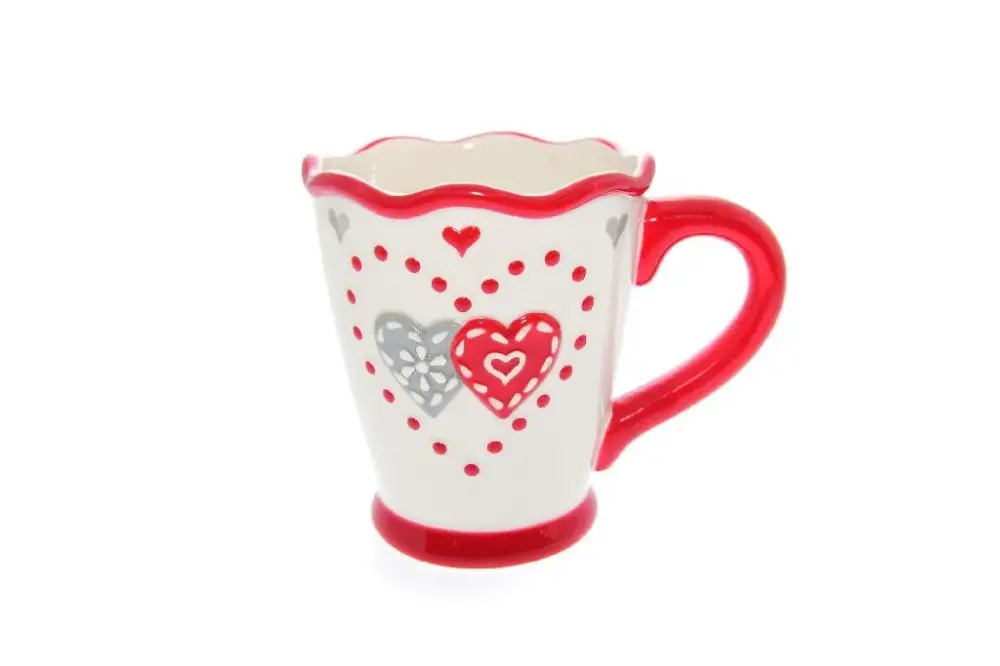 Bestseller Mug due cuori e un natale in ceramica