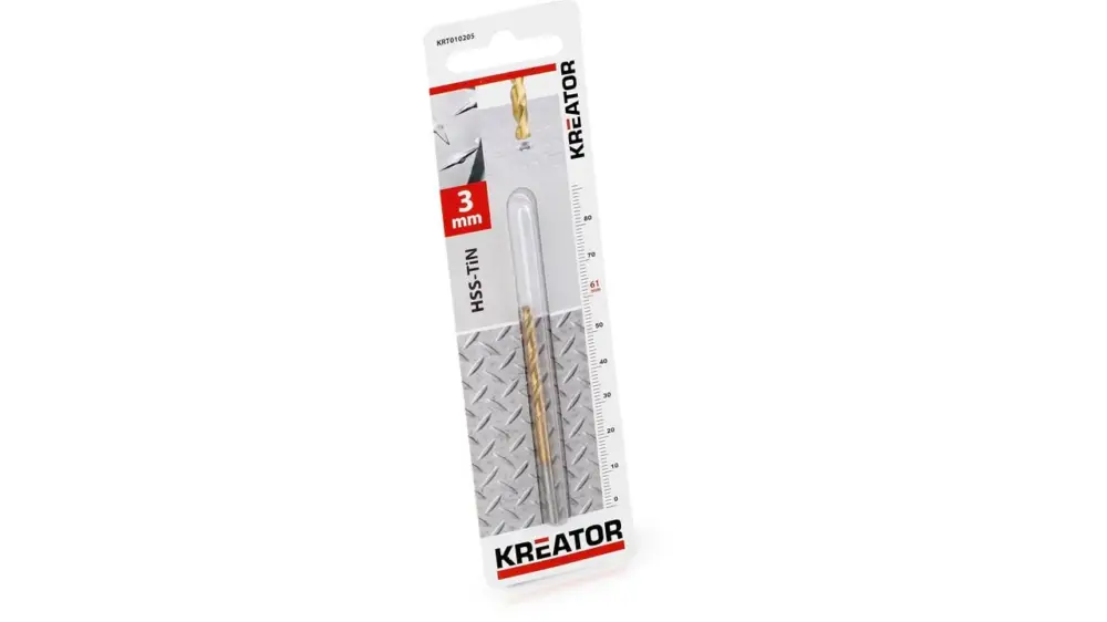 Punta 3X61 mm in titanio per ferro Sconto