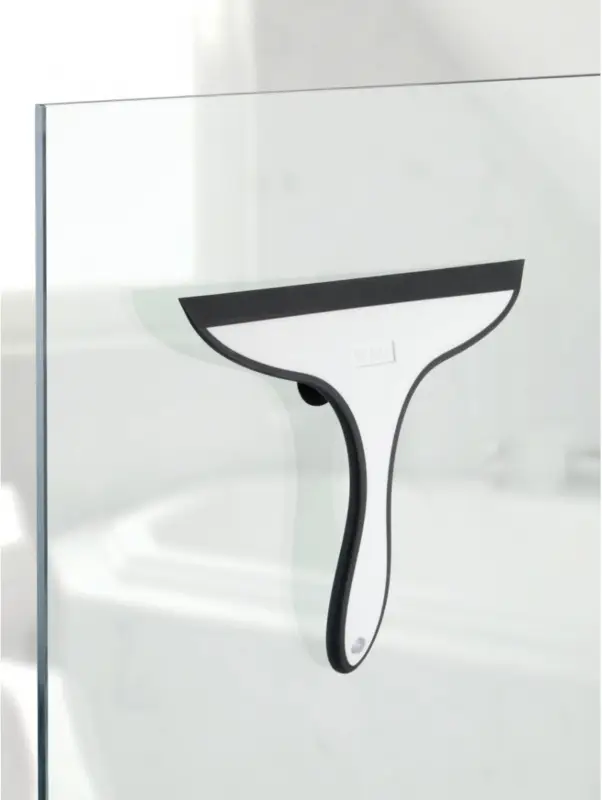 Scelto Dai Clienti IBOS - Tergivetro Doccia con Ventose, in Polipropilene, Pulizia Box Doccia, Vetri e Specchi - Design Salvaspazio Bianco/Nero