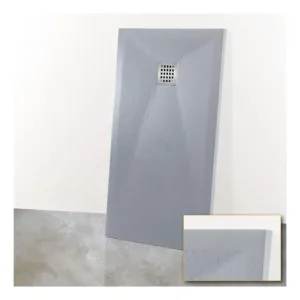 BUGNATO - Piatto doccia marmoresina effetto pietra Grigio Offerta Speciale